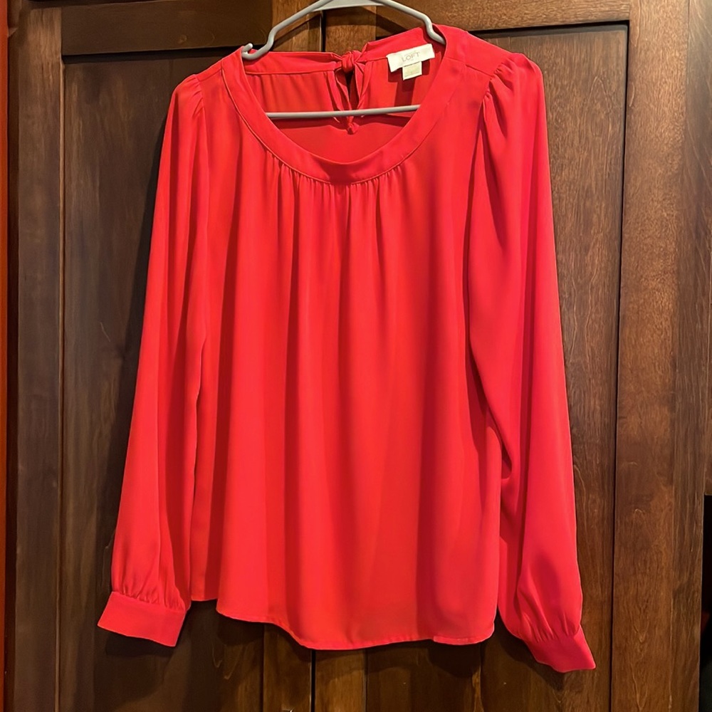 LOFT long sleeve blouse